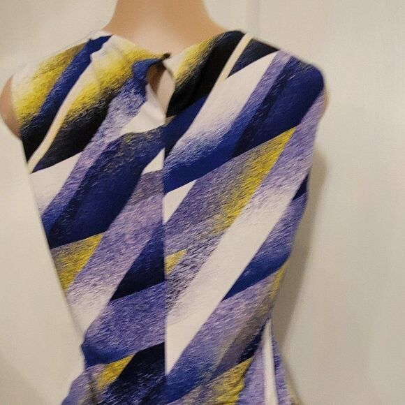 BRAND NEW YELLOW & PURPLE CALVIN KLEIN TOP - Picture 10 of 15